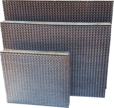Comparison of Cadilac, Austin 7, and Chevrolet radiator cores.